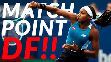 match point DOUBLE FAULT for 6 minutes straight (WTA Tennis)