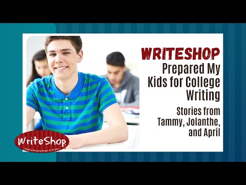 WriteShop Prepared My Kids for College Writing