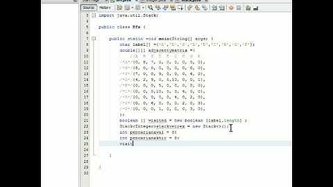 Algorithm struktur data Tree menggunakan (Stack) BFS & source code java