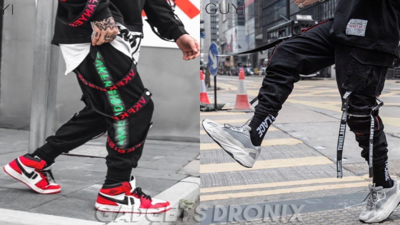Hip Hop Black Cargo Pants For Men And Women Sweatpants With Ribbons,  Streetwear Harem Pants, And Fashions Stradivarius Cargo Trousers Style  #230726 From Mang04, $14.68 | DHgate.Com