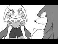 Cheering her up knuxouge comic dub