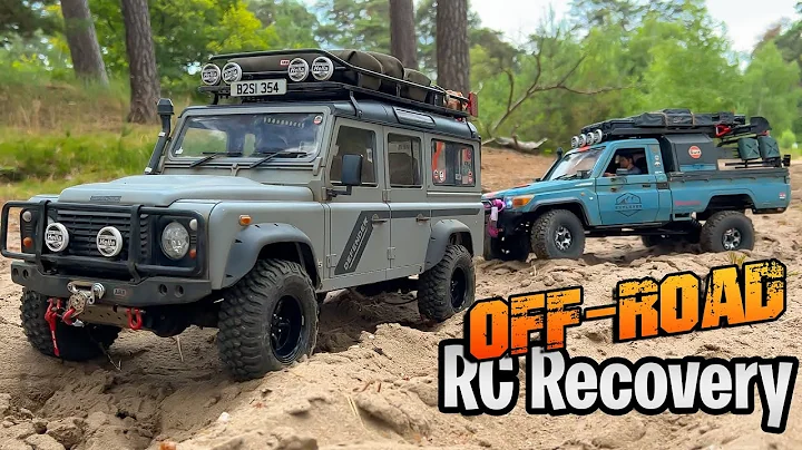4x4 OffRoad Rc Crawler ADVENTURE - Land Rover DEFENDER d110 & TOYOTA Land Cruiser LC70 Killerbody
