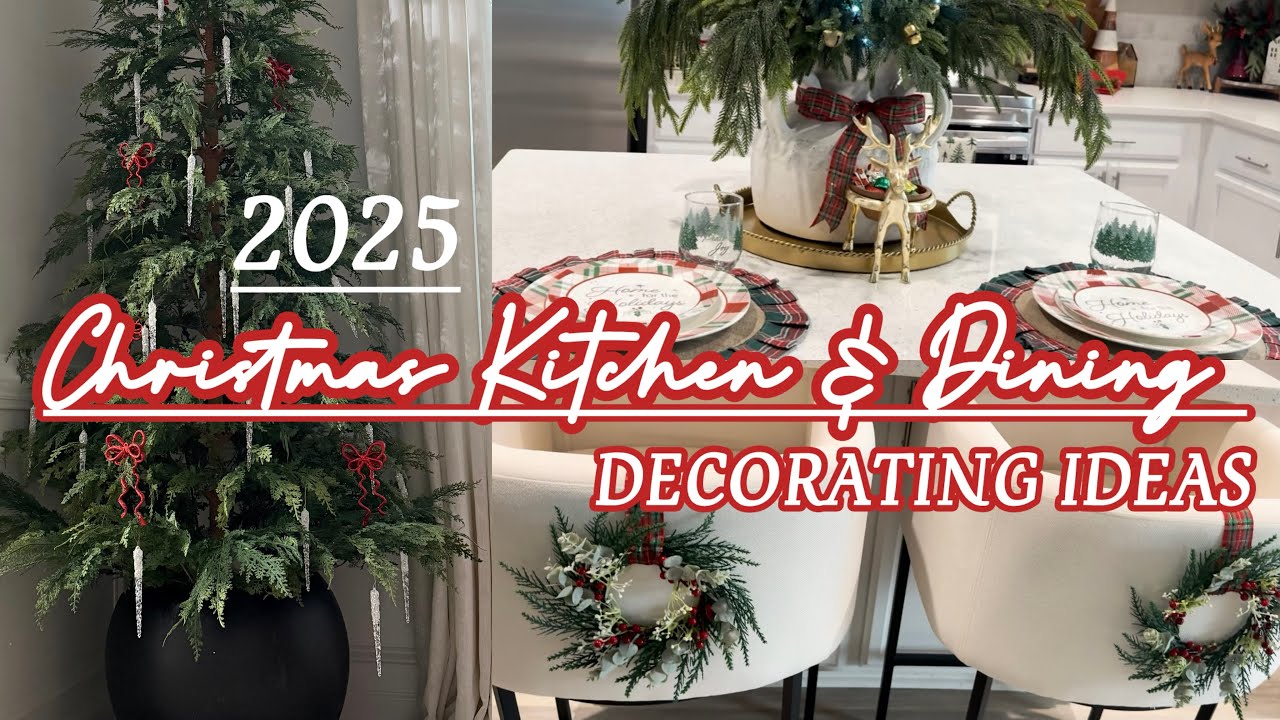 Украшаем кухню к Рождеству 2025 вместе со мной и моим рождественским баром с горячей кока-колой |...