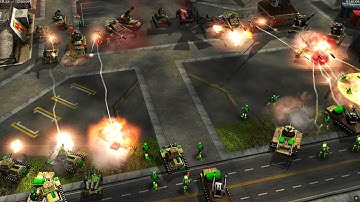 China & USA Aid, Restoring Nuclear Arsenal to Reach GLA Impenetrable Hills |Generals ZH Mission Map