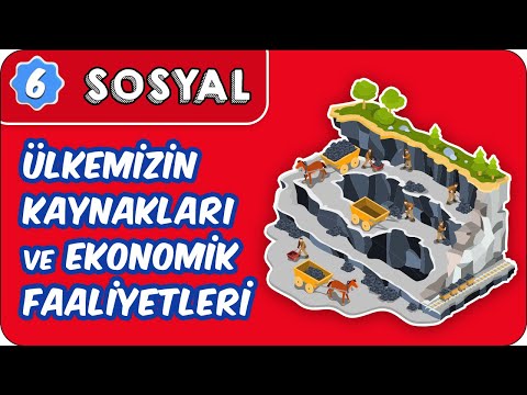 Ülkemizin Kaynakları ve Ekonomik Faaliyetleri | 6. Sınıf Sosyal #evokul Kampı