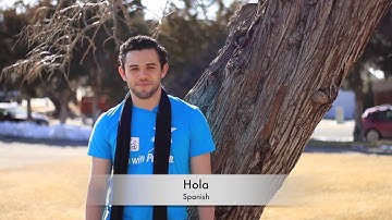 How To Say Hello in 15 Different Languages: Up with People