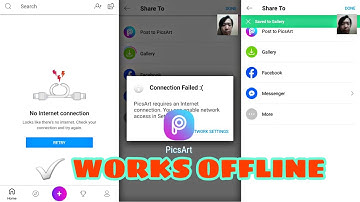 PicsArt Not Saving Fix - Offline Mode Works Trick