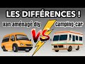 Van fourgon amnag diy vs campingcar comparatif avantages inconvnients