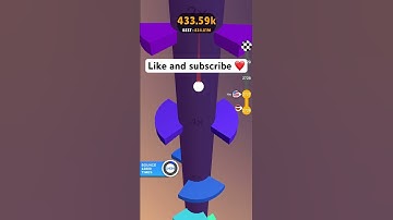 Helix Jump: Level 2727 #helixjump #gaming #mobile #shorts