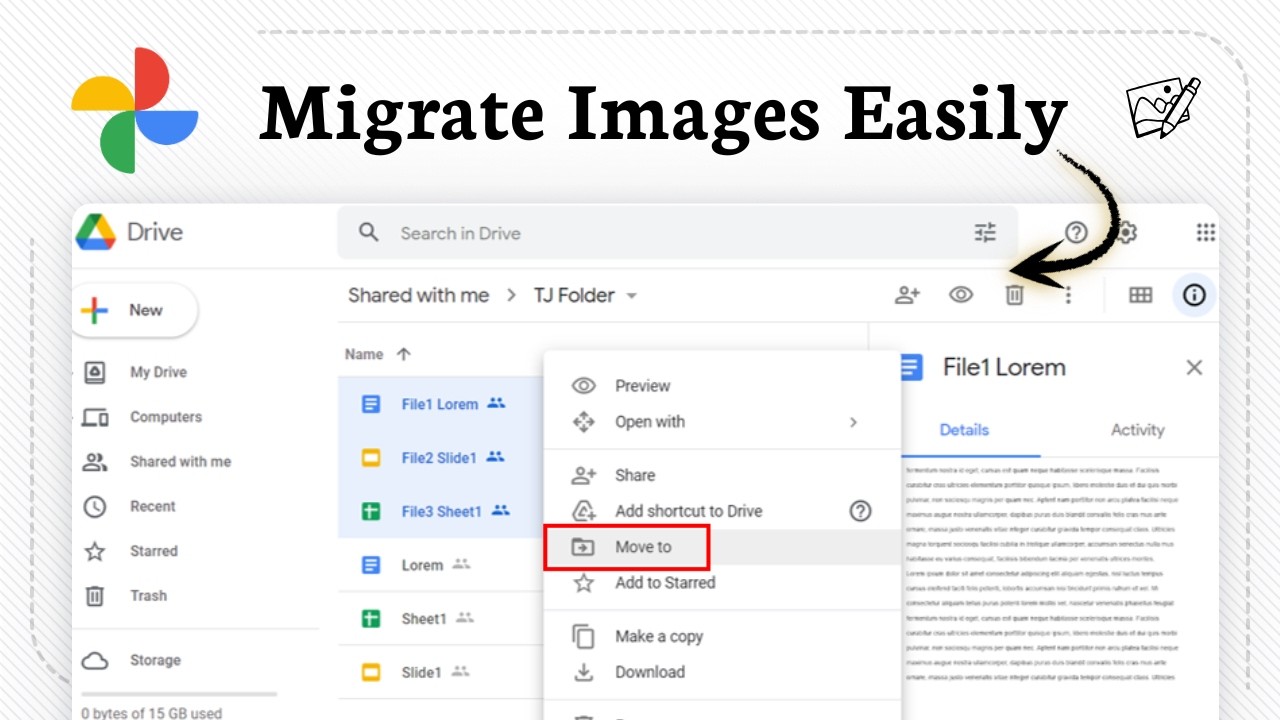 How to move Google Photos from one account to another - YouTube