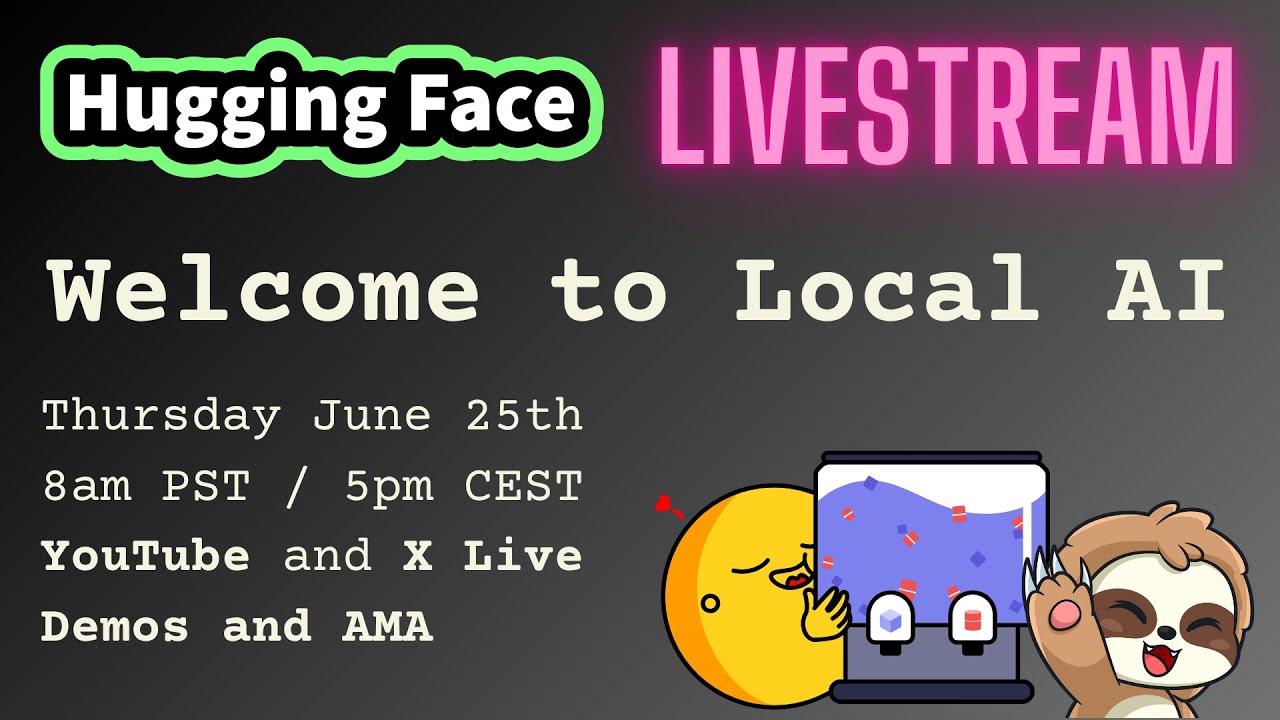 Hugging Face thumbnail about running open models locally