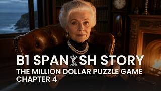 Learn Spanish Comprehensible Input B1 Mystery Story The Million Dollar Puzzle Game Chapter 4