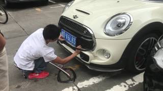 Mini Cooper F5x front grill surround and strips installation