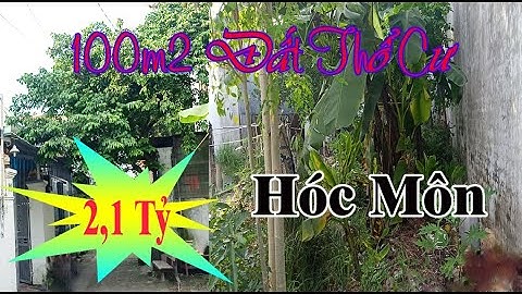 100m2 Đất Thổ Cư Xuân Thới Sơn 2,1 Tỷ | Đất Hóc Môn Giá Rẻ