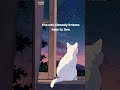 Lofi Cat on a Windowsill 🐱🌙 Starry Twilight Chill #shorts #lofihiphop #nightlofi #relaxing