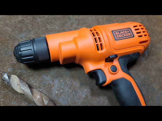 BLACK+DECKER Corded Drill, 5.5-Amp, 3/8-Inch (DR260C) for
