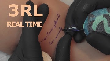 Script Tattoo - Real Time 3RL