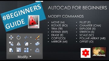 AutoCAD BEGINNERS GUIDE - Modify Commands #Series2 #cadtutorial #cad