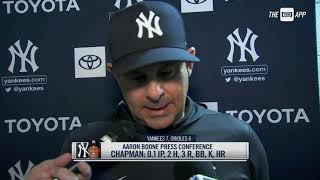 Aaron Boone on pitching, 7-6 win over Orioles