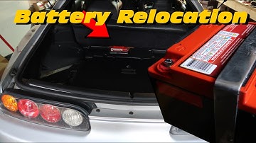 Battery Relocation on The Supra