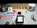 Playstore on DZ09 smartwatch || how to download game in DZ09 smartwatch