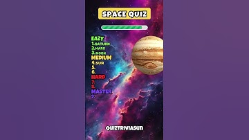 Think You Know Space? 🚀 Space Quiz Challenge! #shorts #quiz
