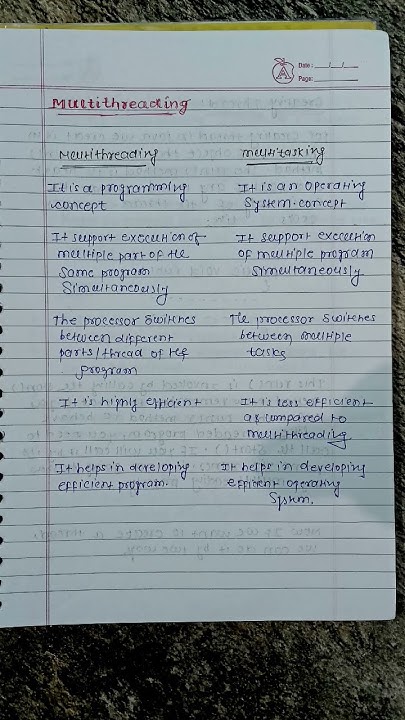 Difference between multithreading and multitasking in Java || semester ...