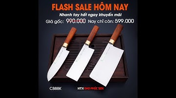 𝑩𝒐̣̂ 𝒅𝒂𝒐 𝒃𝒆̂́𝒑 𝑸𝒖𝒐̂́𝒄 𝑫𝒂̂𝒏 giá chỉ 599k - Hàng Chuẩn Của HTX Dao Phúc Sen