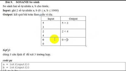 py sosanh  -  Học Scratch, python, pascal, C++ online