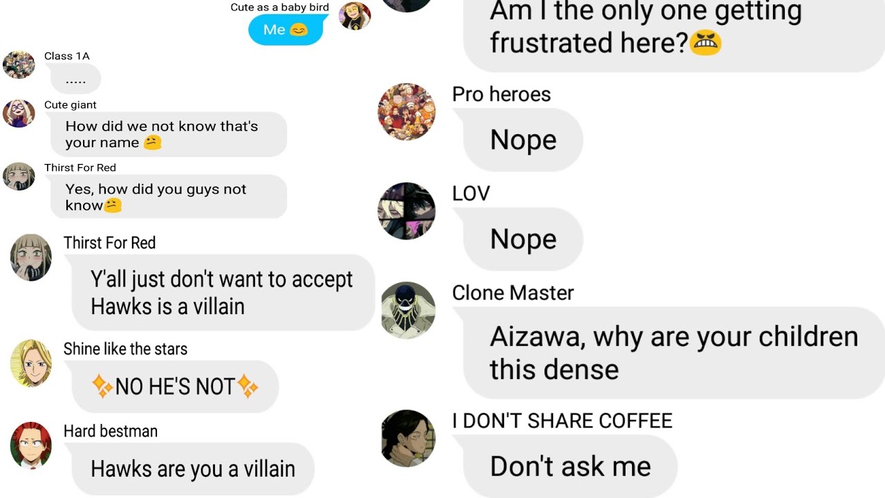 Angry too (Mha lyrics prank) ft Villain Hawks (The Todorokis series)