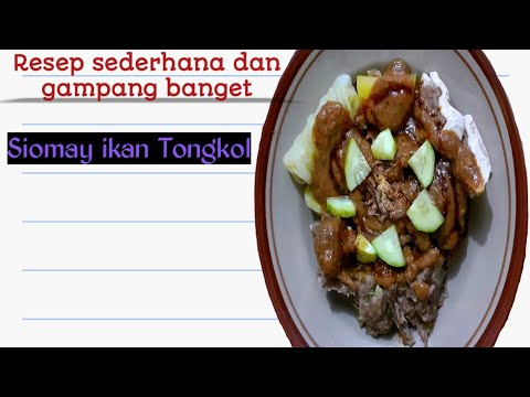 Resep Siomay ikan Tongkol 4 YouTube