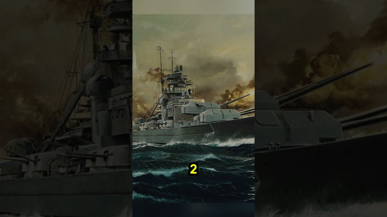 Top 5 Iconic Battleships of All Time #shorts