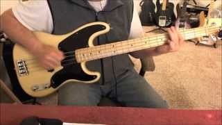 Video thumbnail of "Tom Petty And The Heartbreakers - Mary Jane's Last Dance - Bass Cover"