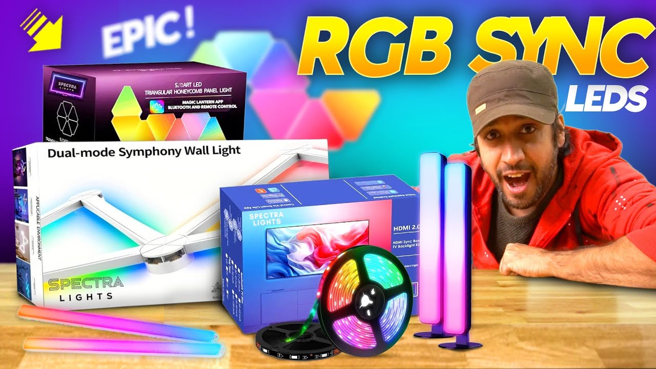 5 Best RGB SYNC LED Lights for Gaming, Home Theater & Youtube Studio ...