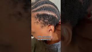 🤩 African Hair Threading Technique For Short Hair #shorts #shortvideo #youtubeshorts #trending