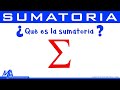 Qué es la sumatoria