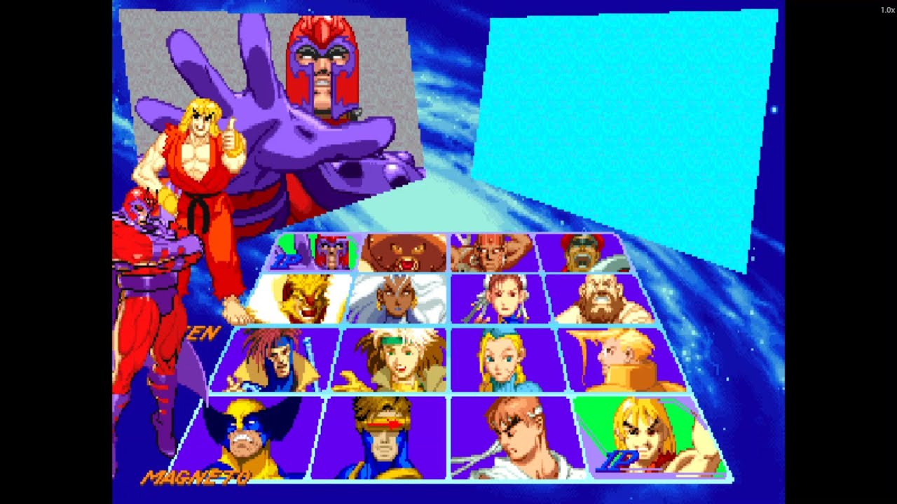 Ken & Magneto Combo Chaos! | X-Men vs Street Fighter Arcade Gameplay
