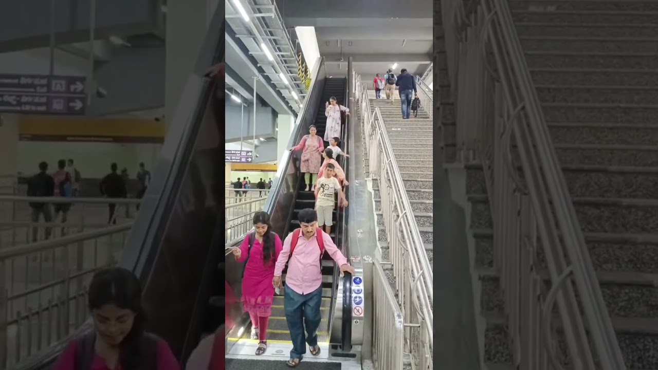 Delta Electronics Bommasandra metro station Bengaluru | Yellow Line Metro | Bengaluru Vlogs | Metro