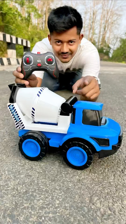 Unboxing Truk Pengaduk Pasir Konstruksi RC #truck