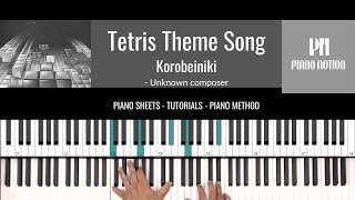 Tetris Theme Song - Korobeiniki  (Easy Piano) - Bobby Cyr
