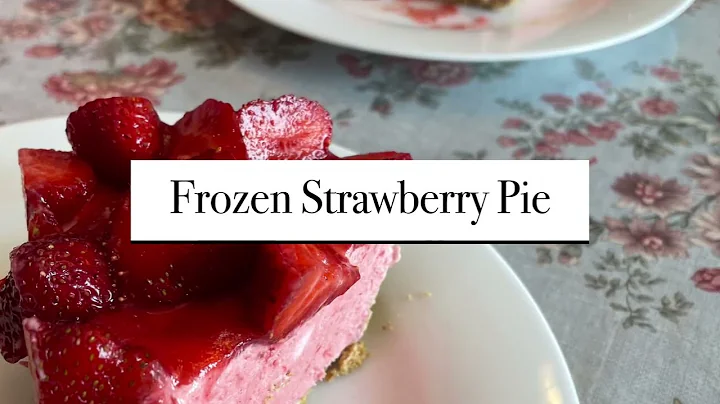 Frozen Strawberry Pie