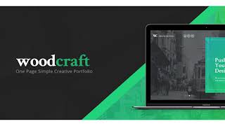 Woodcraft - One Page Creative Portfolio | Themeforest Website Templates and Themes