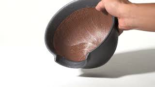 Yamatada Ceramique Mortar Katakuchi Medium Black
