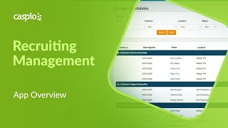 Recruitment Management System Overview screenshot 1