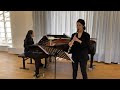 Capture de la vidéo Mayuko Shimakawa Clarinet - Charles-Marie Widor : Introduction And Rondo For Clarinet And Piano