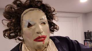Spirit Halloween 2023 Texas Chainsaw  Massacre Leatherface (Pretty woman mask)