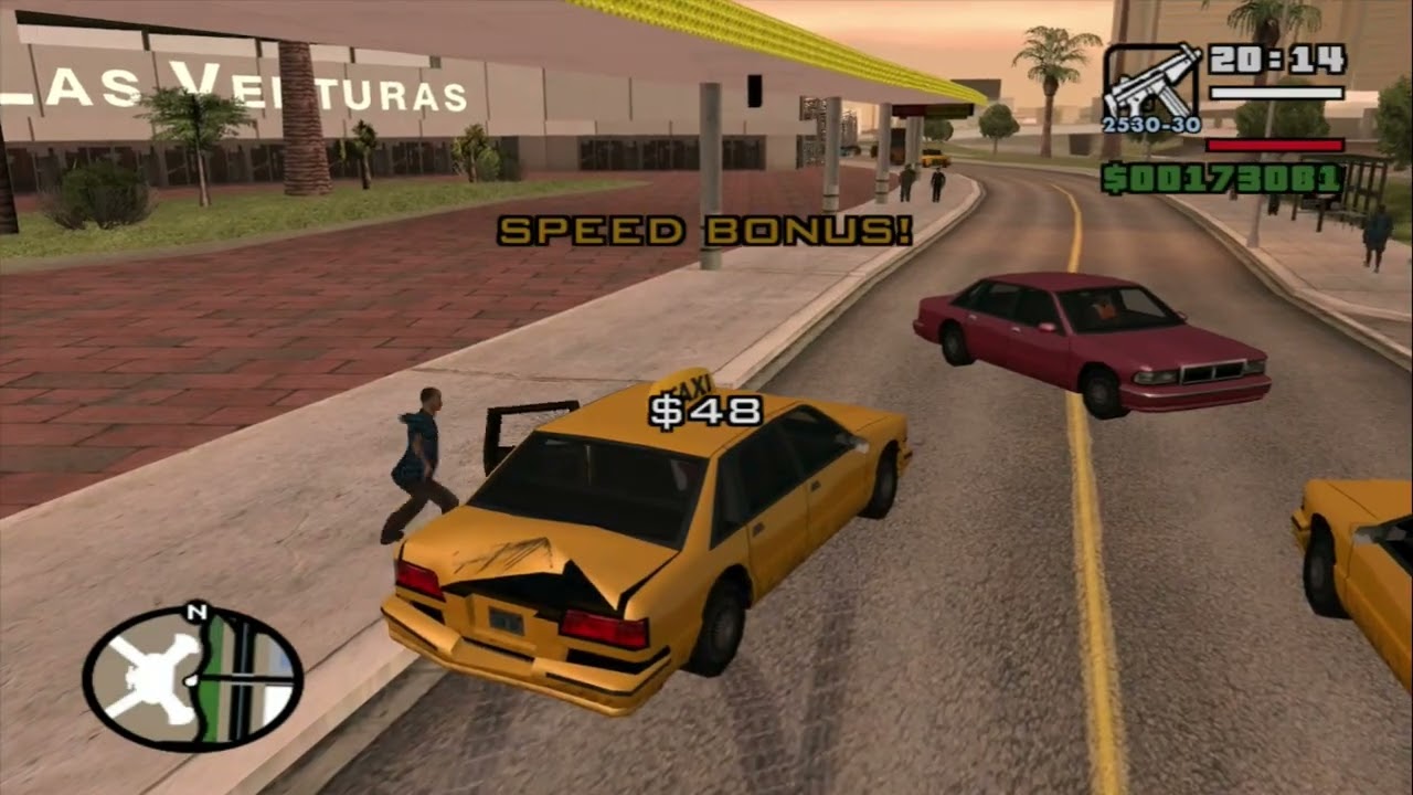 [ 2023 ] GTA San Andreas Las Venturas Taxi Missions