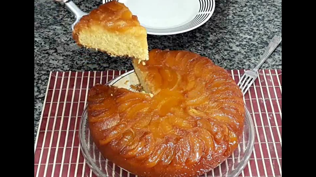 BOLO DE PÊSSEGO INVERTIDO MAIS UMA RECEITA QUE VAI TE SURPREENDER