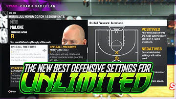 THE BEST DEFENSIVE SETTINGS TO GO 12-0 IN UNLIMITED AND GET GALAXY OPAL JAMES WORTHY!!