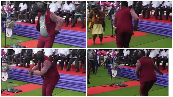 Akrobeto Wooow Everybody By Dancing Adowa At The Best Mobile Bank Launch